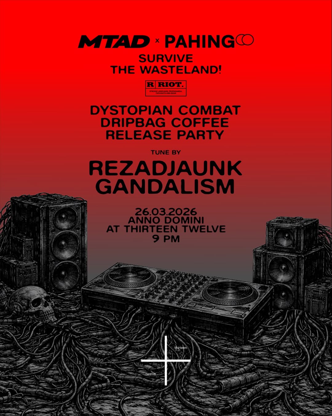 DYSTOPIAN COMBAT DRIPBAG COFFEE RELEASE PARTY! MTAD X PAHING